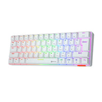 MeeTion MK005BT Dual-Mode 60% Gaming Mechanical Keyboard – White