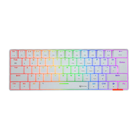MeeTion MK005BT Dual-Mode 60% Gaming Mechanical Keyboard – White