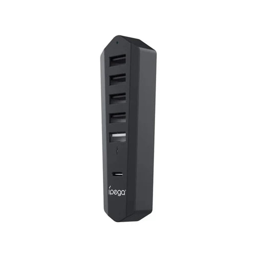 Ipega High-Speed 6-Port USB Expansion Hub for PS5 Slim & PS5 Pro
