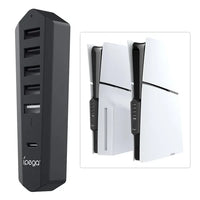 Ipega High-Speed 6-Port USB Expansion Hub for PS5 Slim & PS5 Pro