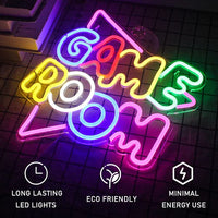 LED Neon Sign for Wall Decor – Game Room (35×32 cm)
