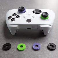 KontrolFreek Precision Rings – Black/Purple/Green | Aim Assist Motion Control for PS4, PS5, Xbox, Nintendo Switch Pro & Scuf Controllers