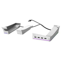 IPEGA RGB Horizontal Stand with 4 USB Ports for PS5 Slim & PS5 Pro – PG-P5S021