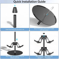 OIVO Universal Desk Stand for Controllers, Headset & Accessories – 3 Tiers