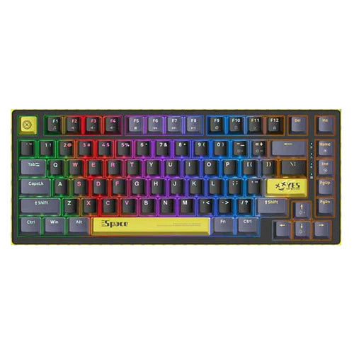 Onikuma G52 Space RGB Mechanical Gaming Keyboard – 82 Keys (Tea Axis)