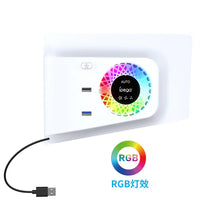 PG-P5S019 RGB Cooling Fan with 2 USB Ports for PS5 Slim – Auto-Sensing Cooler