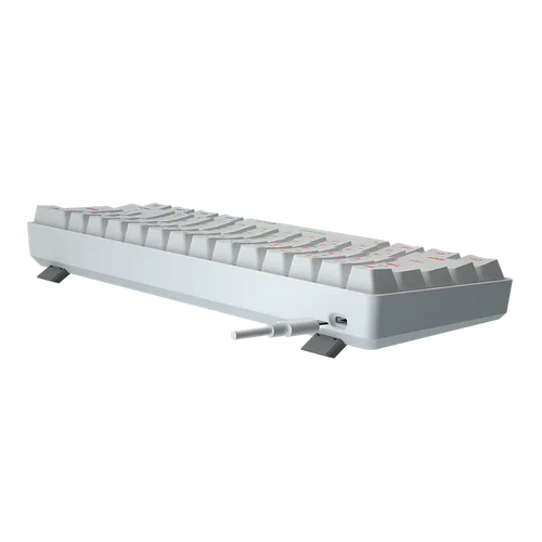 MeeTion MK005BT Dual-Mode 60% Gaming Mechanical Keyboard – White