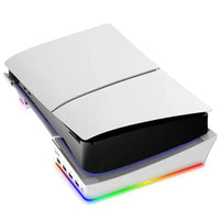 IPEGA RGB Horizontal Stand with 4 USB Ports for PS5 Slim & PS5 Pro – PG-P5S021