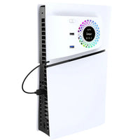 PG-P5S019 RGB Cooling Fan with 2 USB Ports for PS5 Slim – Auto-Sensing Cooler