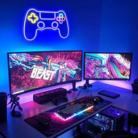 LED Neon Sign for Wall Decor – Game Controller (40×26 cm)