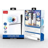 PG-P5S019 RGB Cooling Fan with 2 USB Ports for PS5 Slim – Auto-Sensing Cooler
