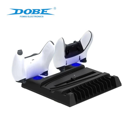 DOBE Multifunctional Cooling Stand with Charging Dock for PS5, PS5 Slim & PS5 Pro