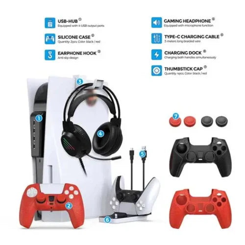 DOBE Player Pack Kit for PS5