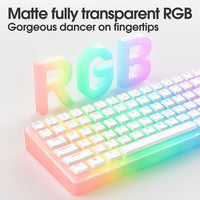 Onikuma G30 84-Key RGB Mechanical Keyboard (White) (Red Axis Switch, Cyan Axis Switch)